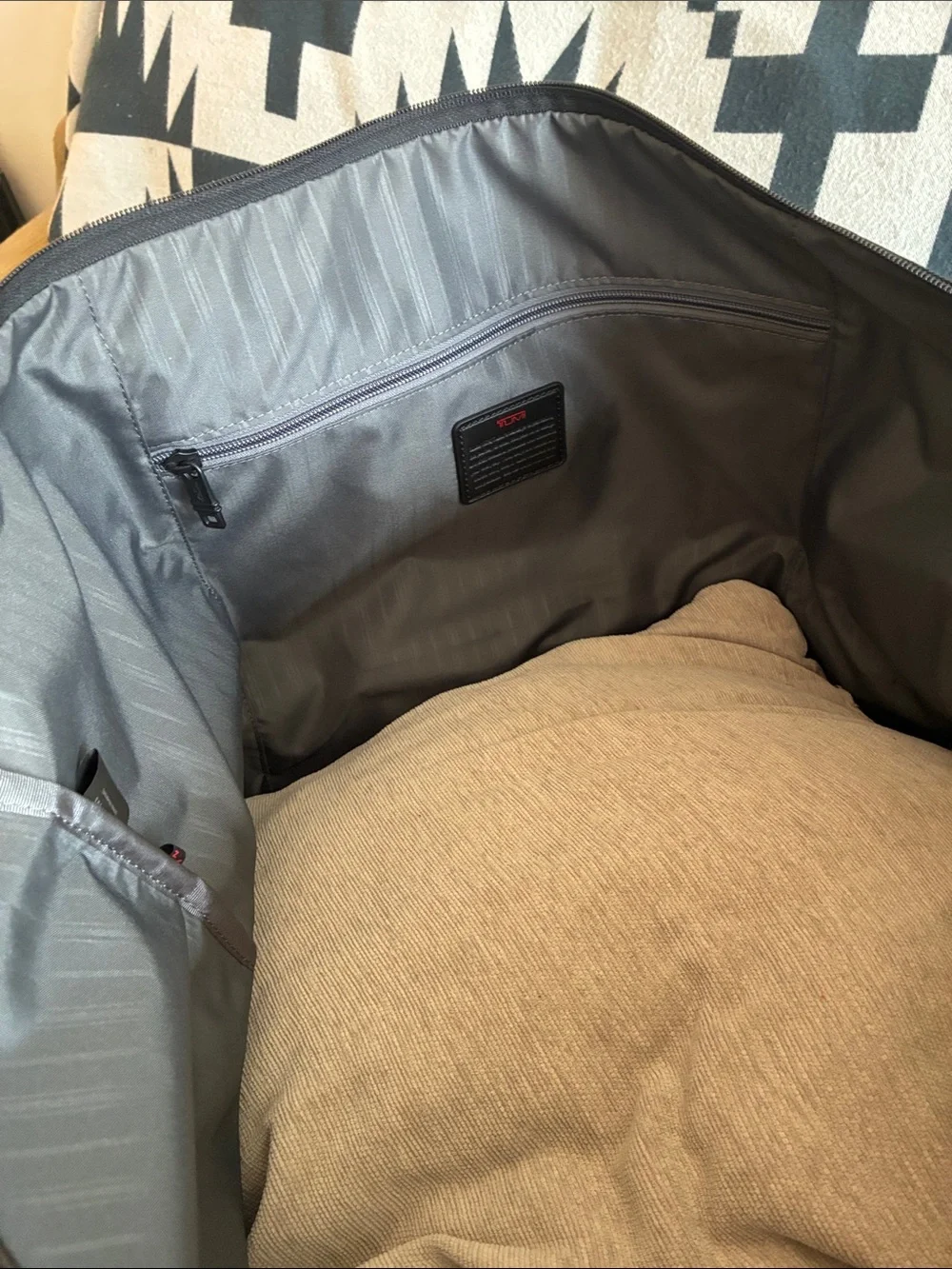 TUMI x Subaru Black Ballistic Nylon Weekender Duffel Bag Gym Travel